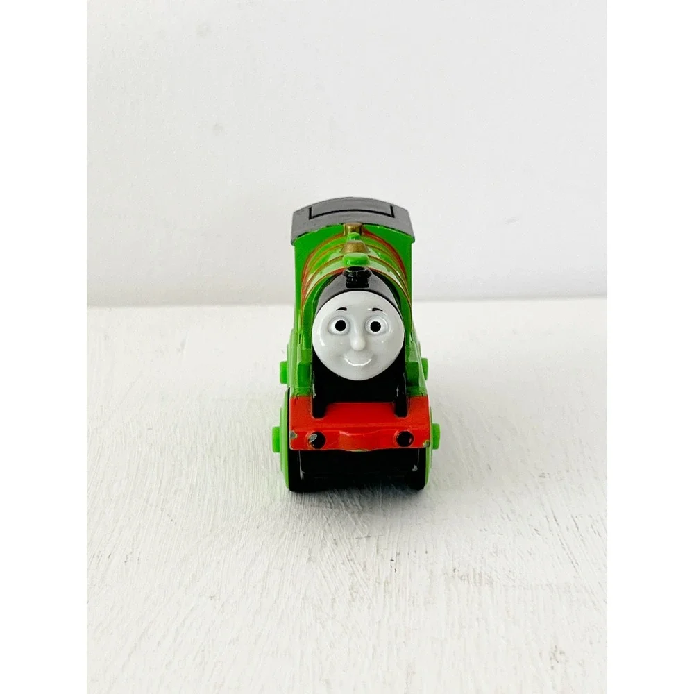 Thomas the Tank Percy Motorized Metal Diecast Train Percy Wooden Railroad Mattel